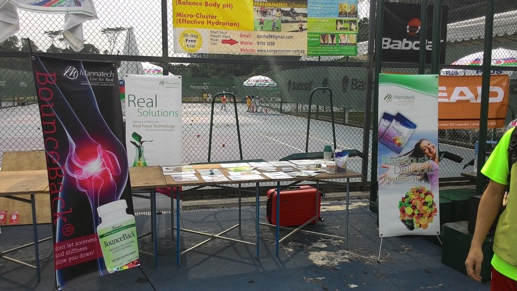 The Mannatech Stand at the Korea Ambassadors Cup