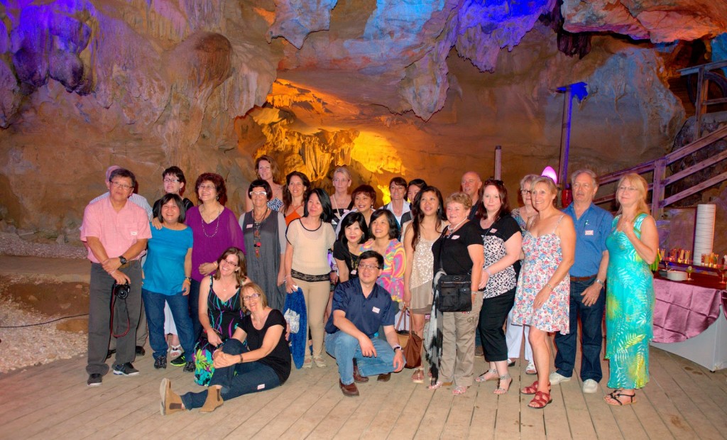 Caves Cocktail party group shot