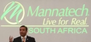 Mannatech President Al Bala at the South African Super Regional