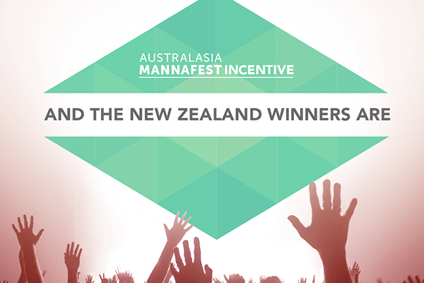 New Zealand Australasian MannaFest 2016 Incentive Winners