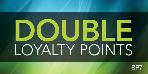 Double Loyalty Points