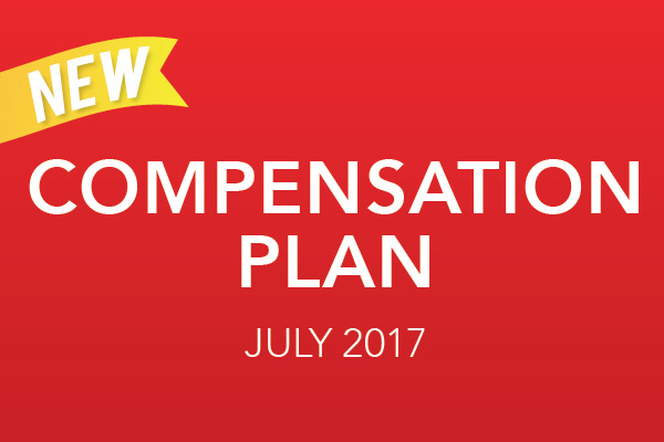 New Compensation Plan Officially Launches