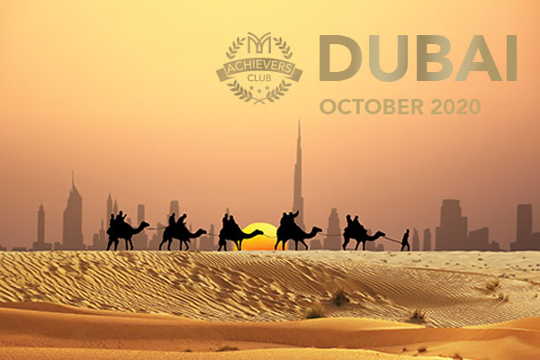 Our 2020 Achievers Club is heading to Dubai!! Updated